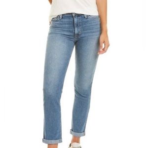 Hudson jeans high rise straight cropped Blair